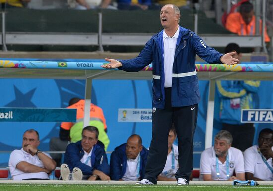 Football. 2014 World Cup. Brazil vs. Germany