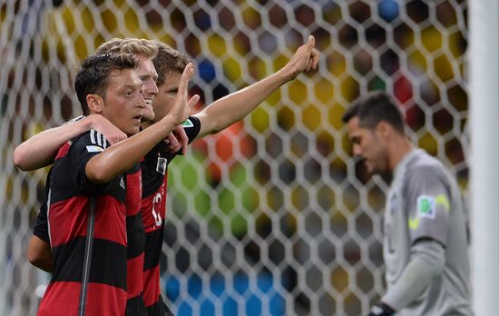 Football. 2014 World Cup. Brazil vs. Germany