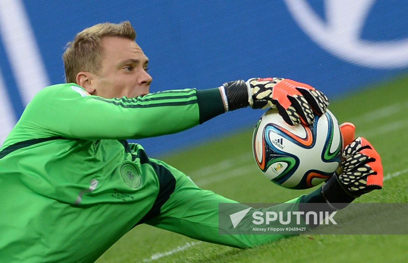 Football. 2014 World Cup. Brazil vs. Germany