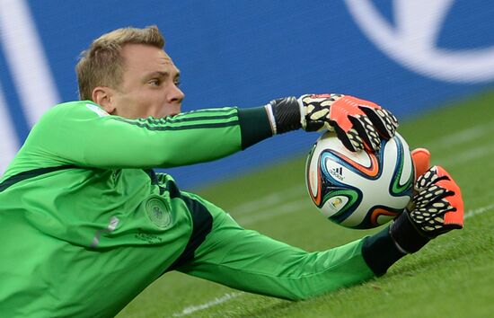 Football. 2014 World Cup. Brazil vs. Germany