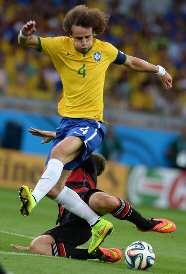 Football. 2014 World Cup. Brazil vs. Germany