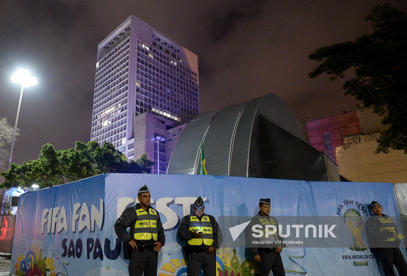 Sao Paulo after Brazil vs. Germany game
