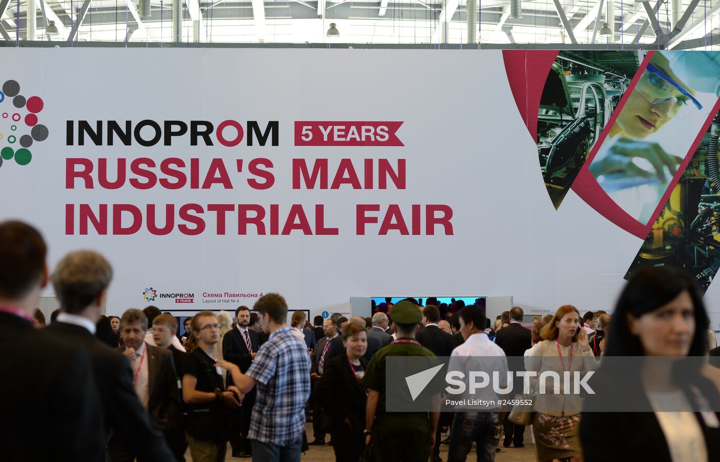 Innoprom international industrial trade fair opens in Yekaterinburg