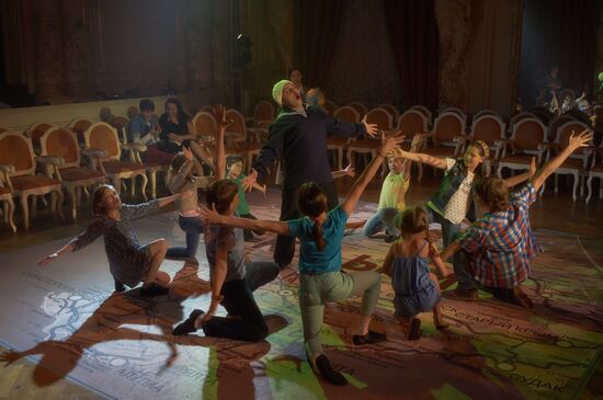 Interactive opera "Crimea." Prerelease show in St. Petersburg