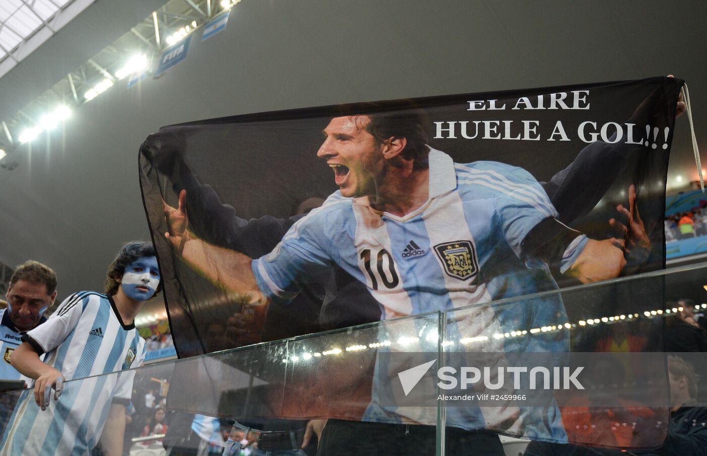 Football. FIFA World Cup 2014. Netherlands vs. Argentina
