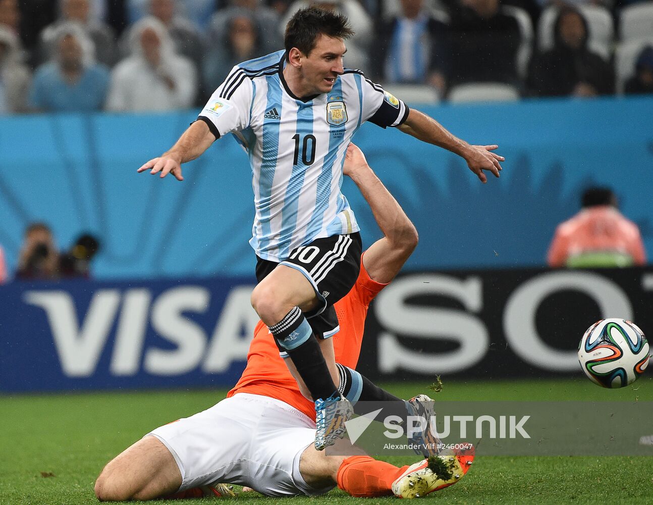 Football. FIFA World Cup 2014. Netherlands - Argentina