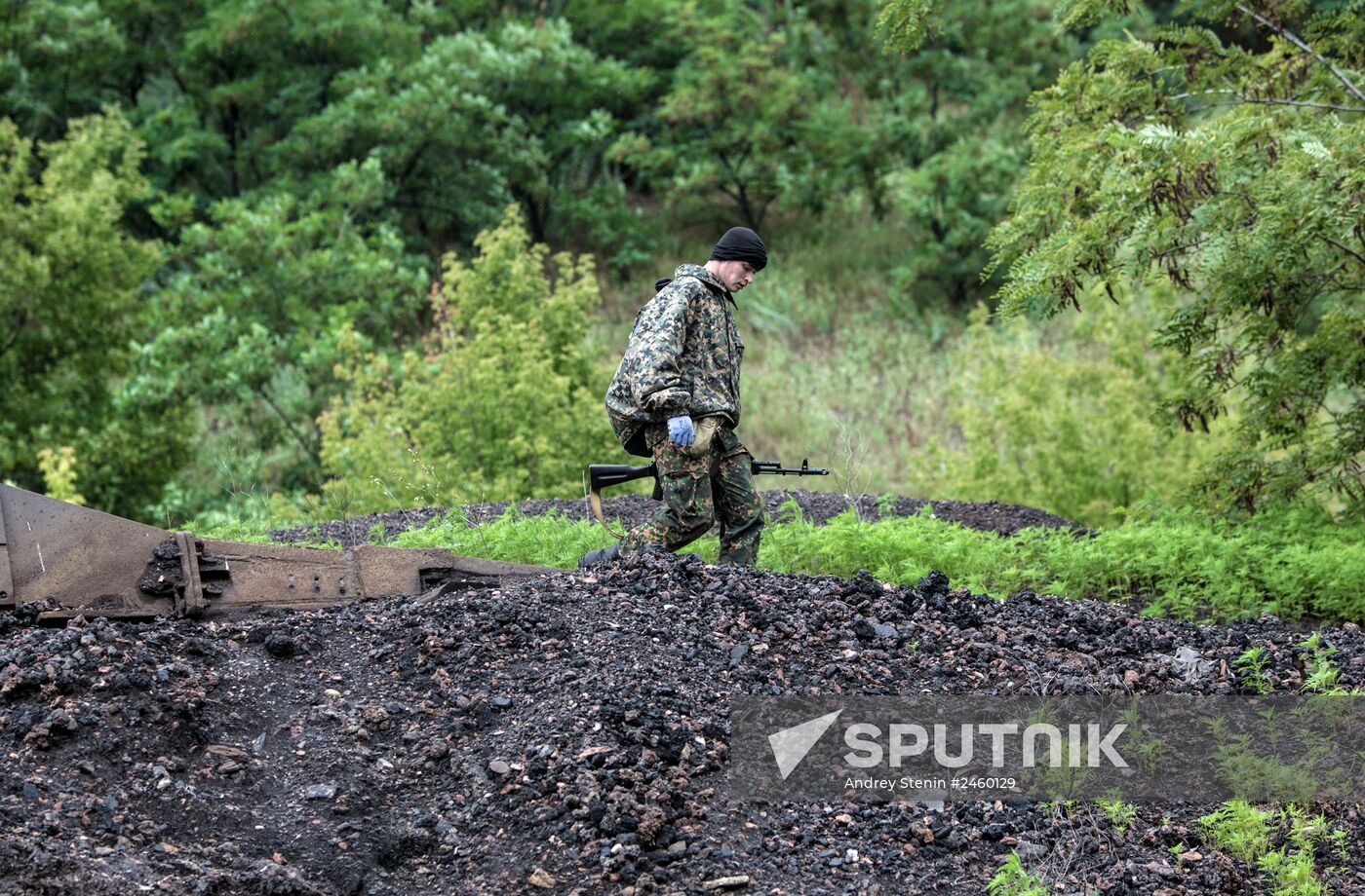 Petrovskaya coal mine in Donetsk