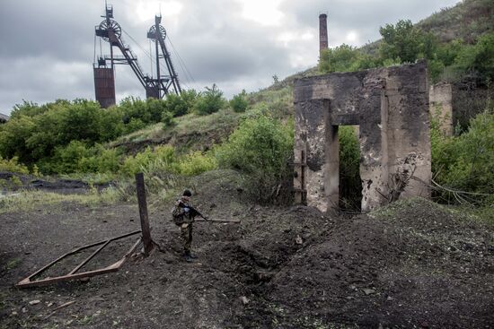 Petrovskaya coal mine in Donetsk