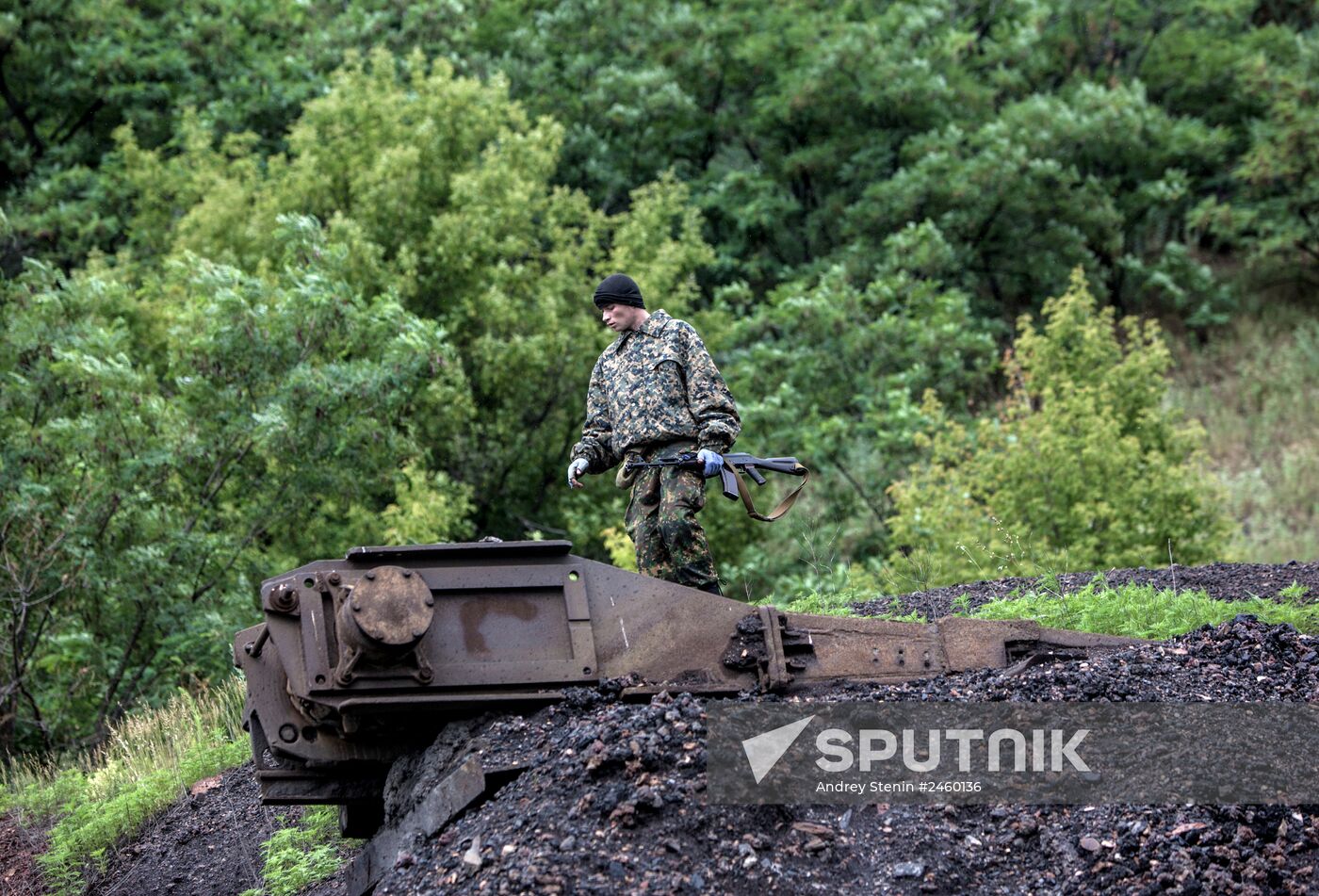 Petrovskaya coal mine in Donetsk