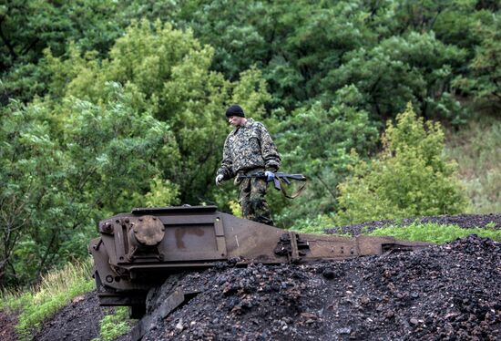 Petrovskaya coal mine in Donetsk