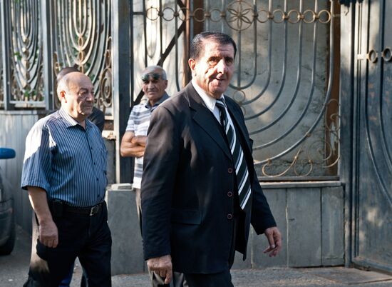 Funeral service for Georgian ex-President Eduard Shevardnadze