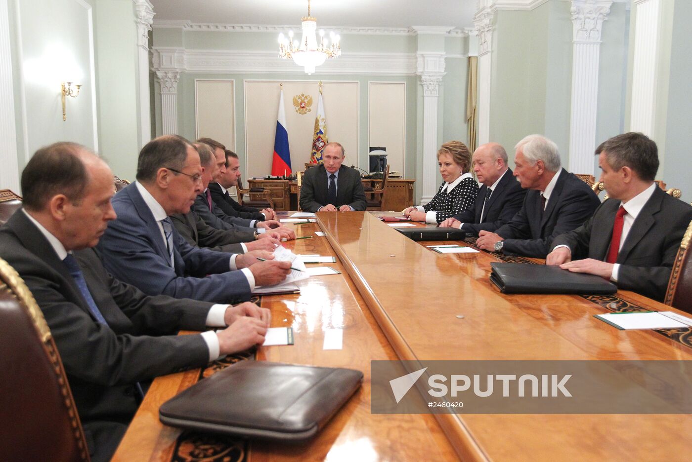 Vladimir Putin chairs Secuirty Council meeting