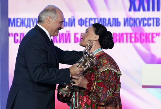 23rd Slavic Bazaar International Arts Festival in Vitebsk. Opening ceremony