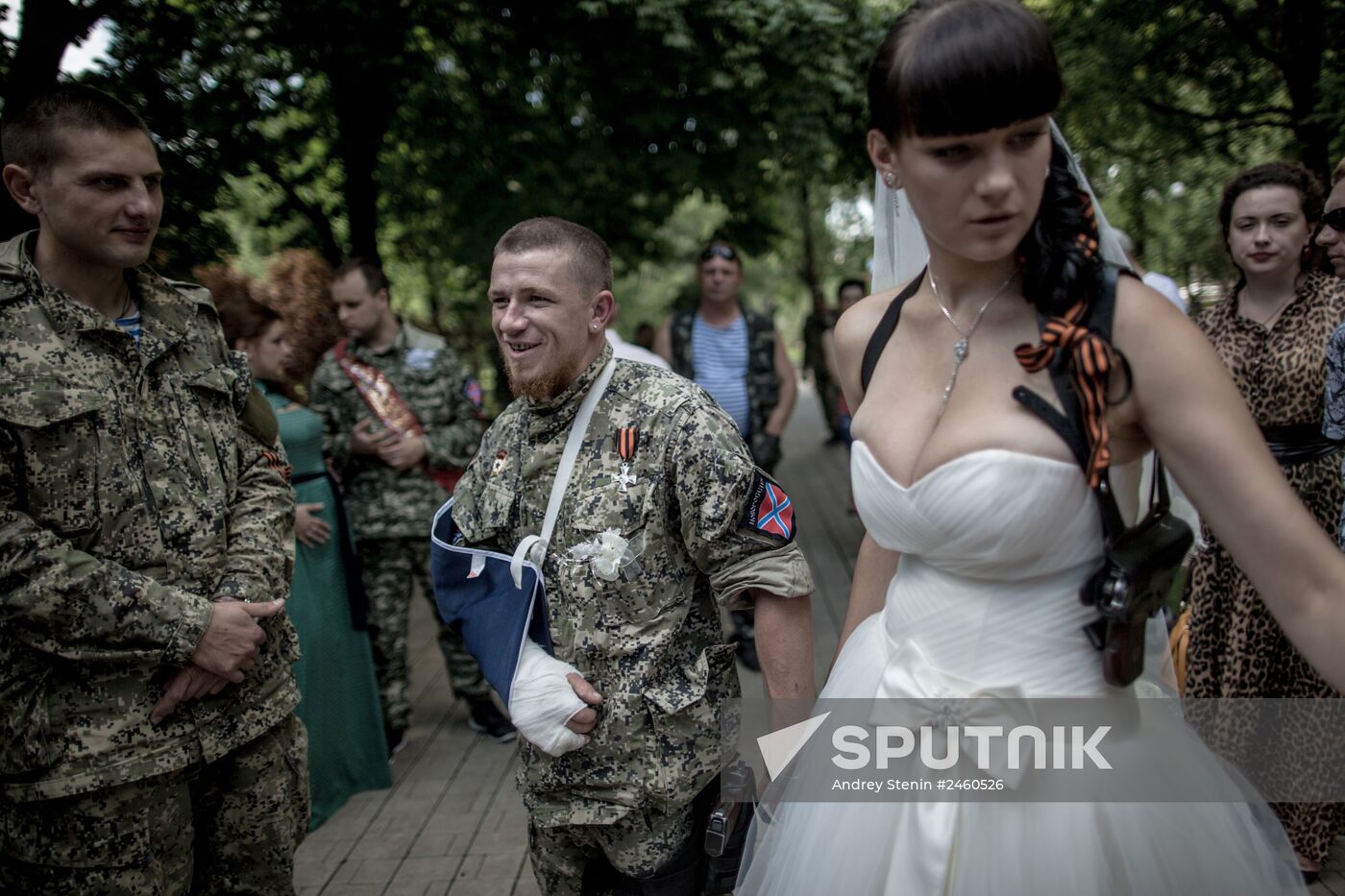 First marriage registered in Novorossiya (New Russia)