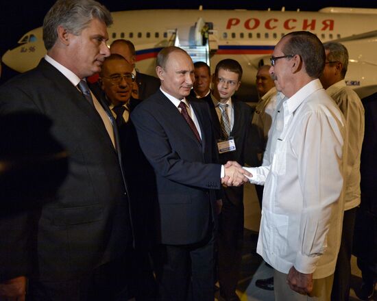 Vladimir Putin's official visit to Cuba