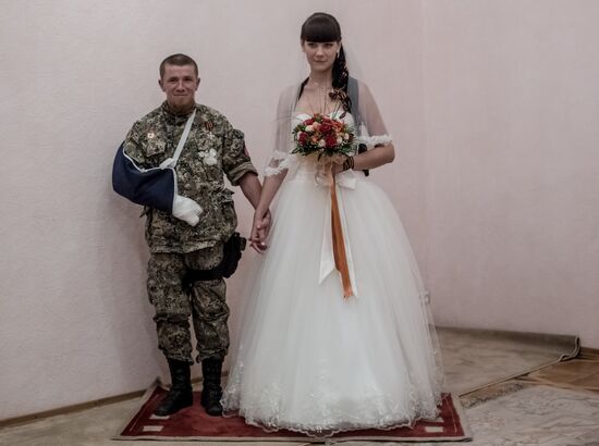 First marriage registered in Russia's new district