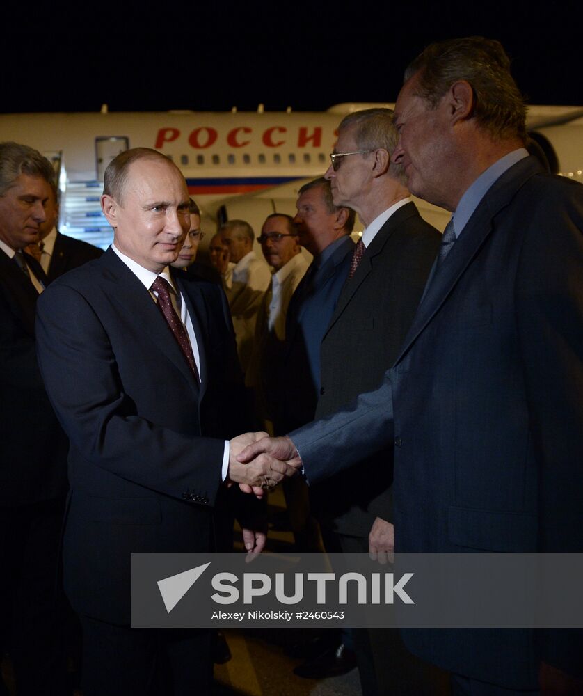Vladimir Putin's official visit to Cuba