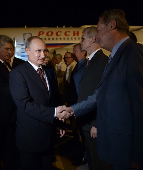 Vladimir Putin's official visit to Cuba