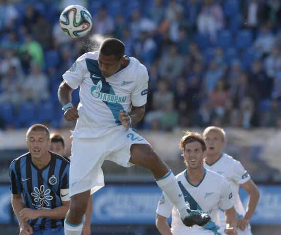 Football. Friendly match Zenit vs. Brugge