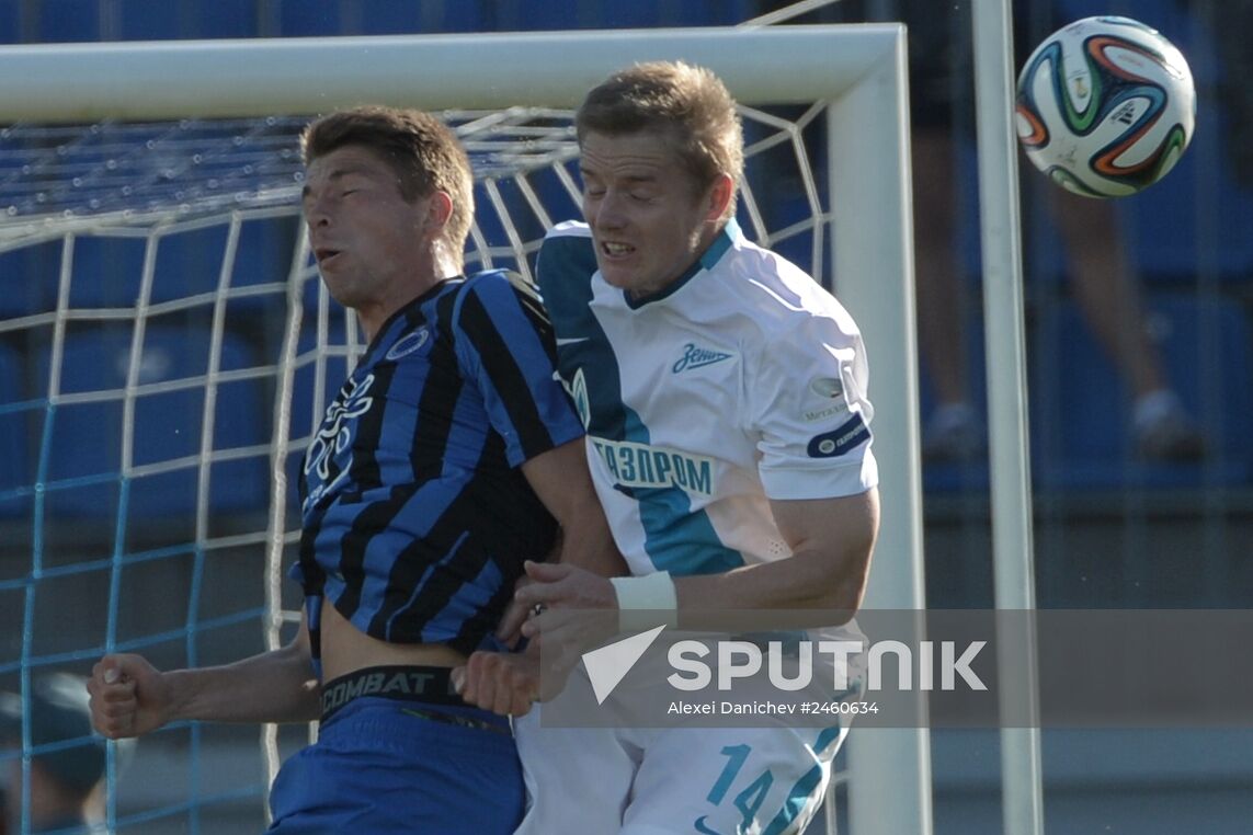 Football. Friendly match Zenit vs. Brugge