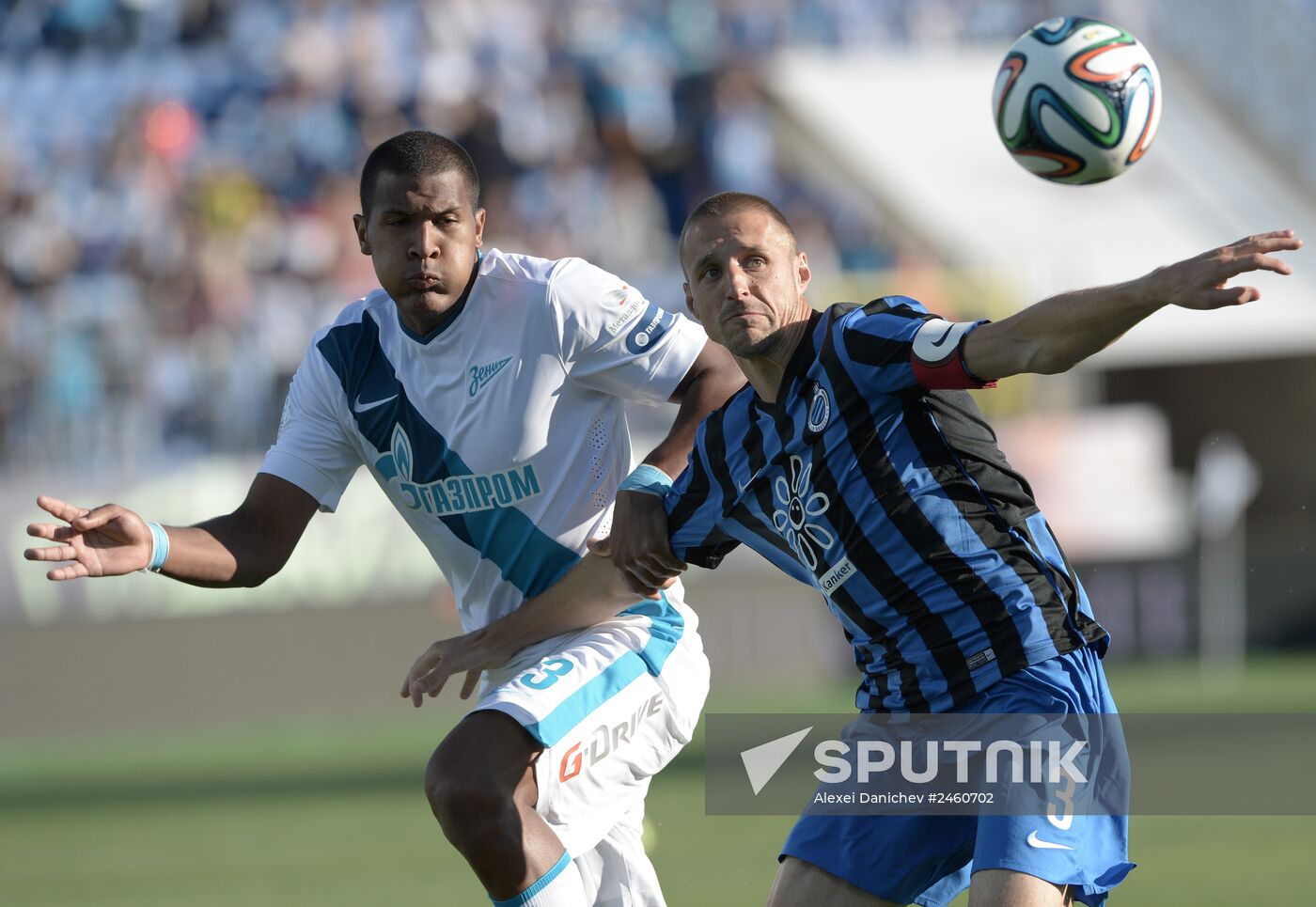 Football. Friendly match Zenit vs. Brugge