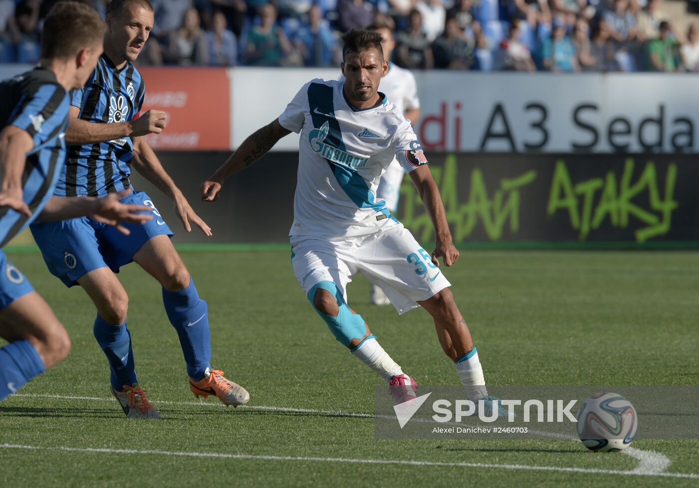 Football. Friendly match Zenit vs. Brugge