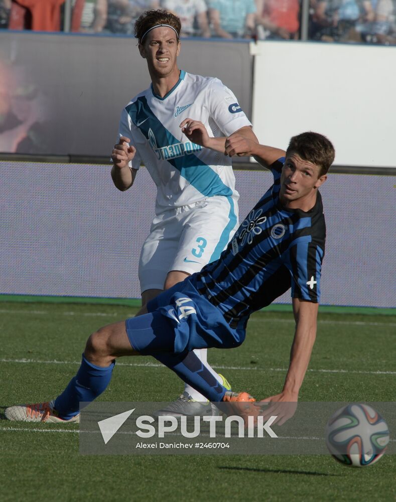 Football. Friendly match Zenit vs. Brugge