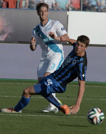 Football. Friendly match Zenit vs. Brugge