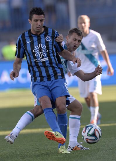 Football. Friendly match Zenit vs. Brugge