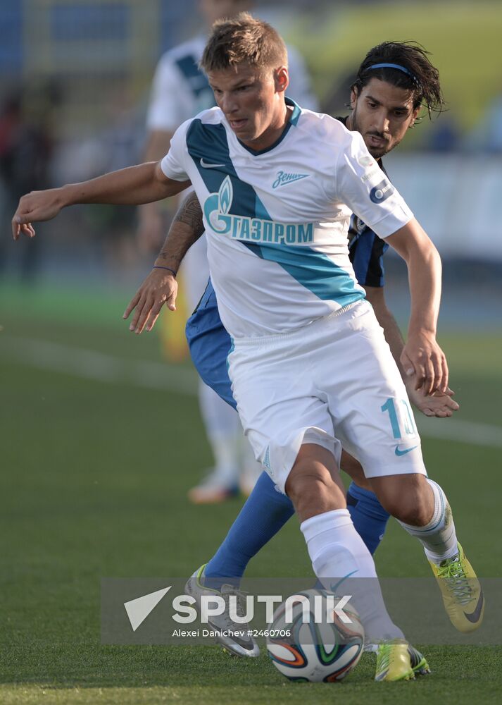 Football. Friendly match Zenit vs. Brugge