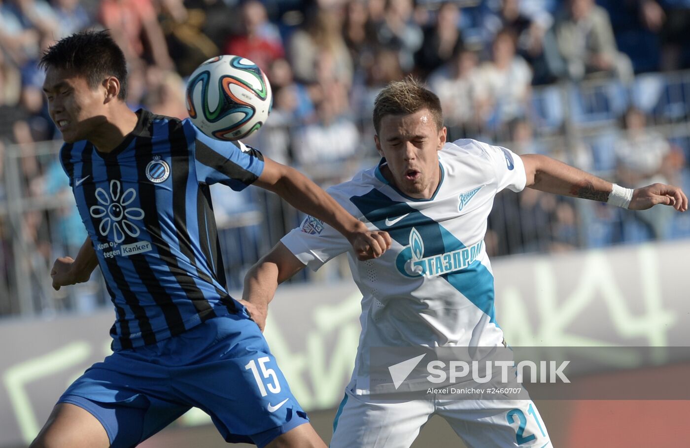 Football. Friendly match Zenit vs. Brugge