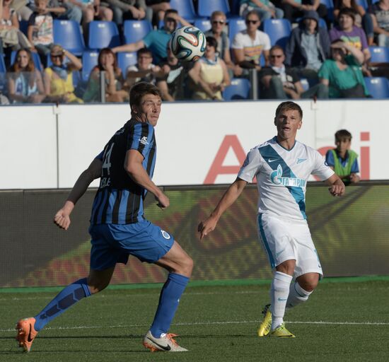 Football. Friendly match Zenit vs. Brugge