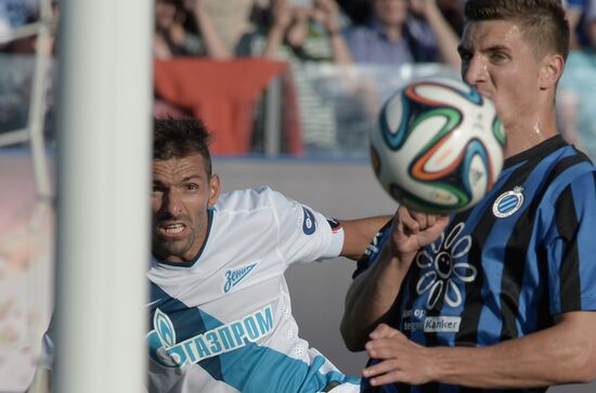 Football. Friendly match Zenit vs. Brugge