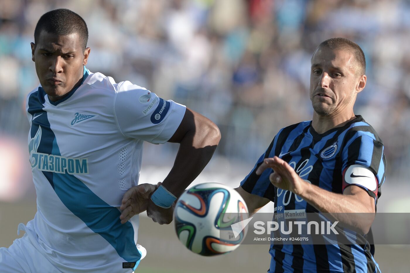 Football. Friendly match Zenit vs. Brugge