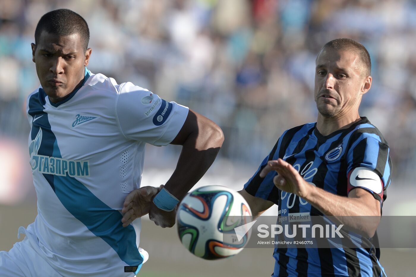 Football. Friendly match Zenit vs. Brugge