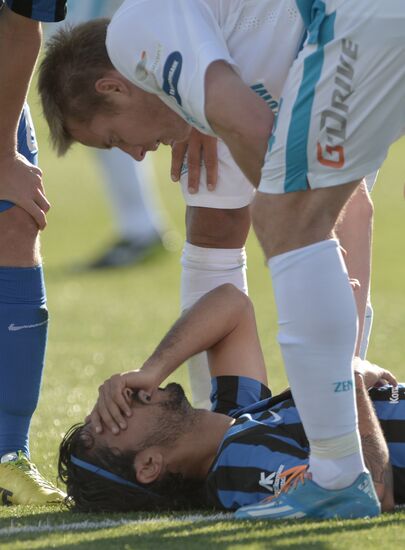 Football. Friendly match Zenit vs. Brugge