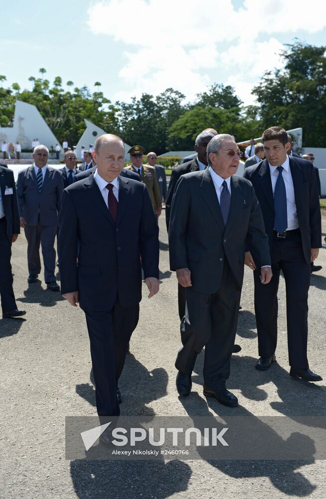 Vladimir Putin's official visit to Cuba