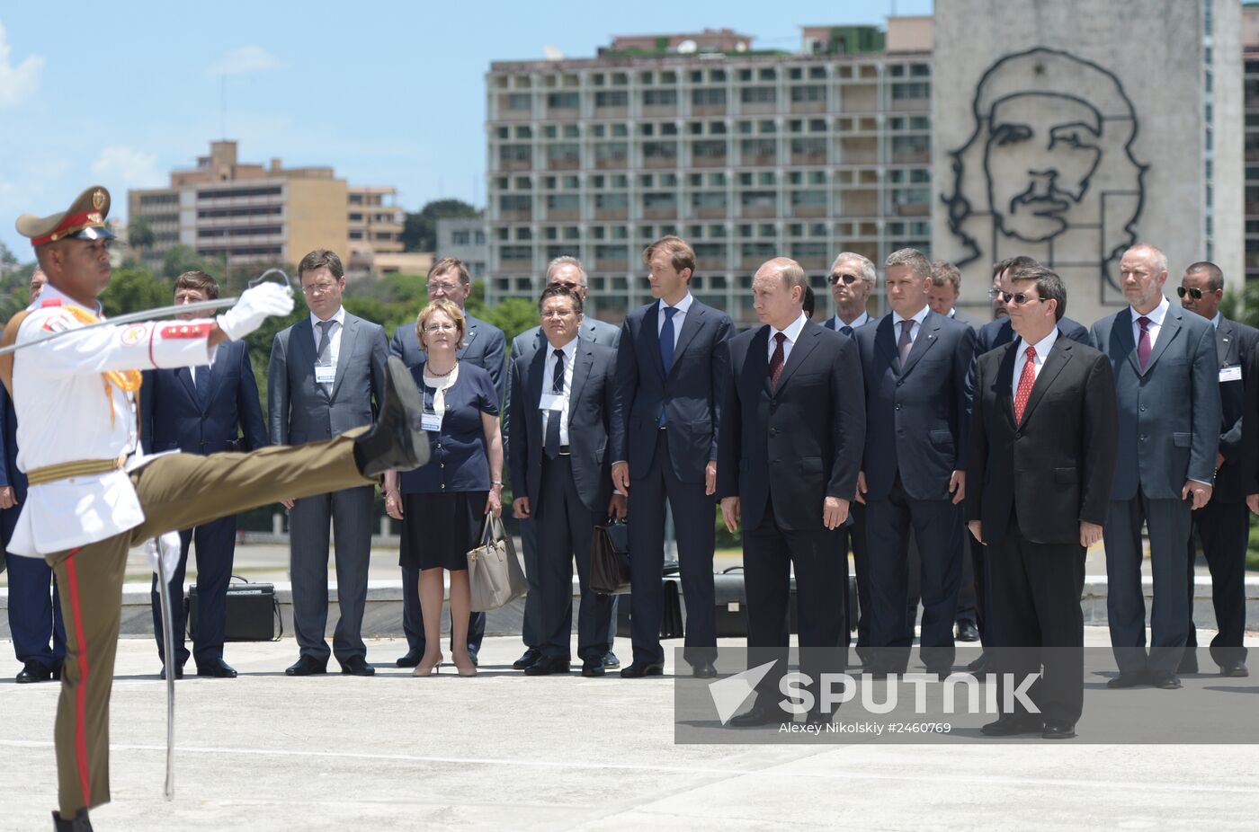 Vladimir Putin's official visit to Cuba