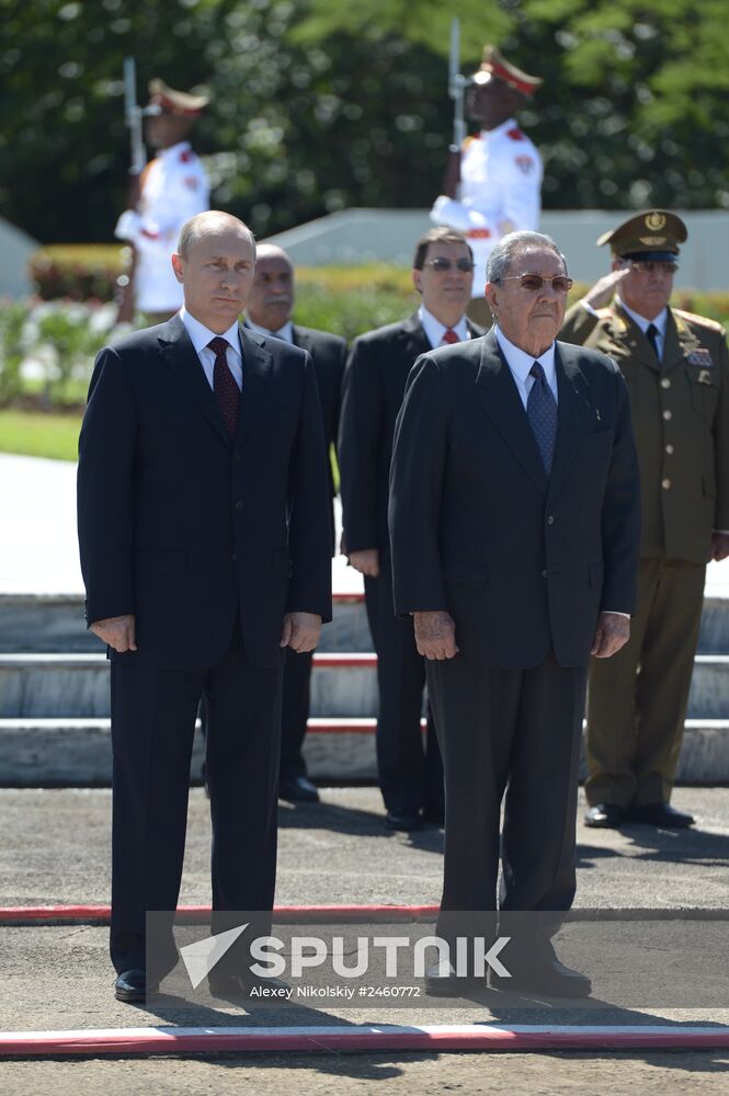 Vladimir Putin's official visit to Cuba