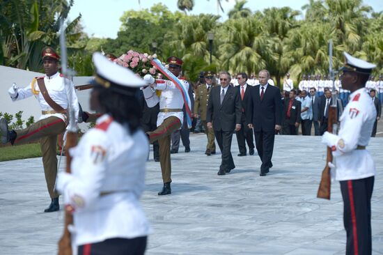 Vladimir Putin's official visit to Cuba