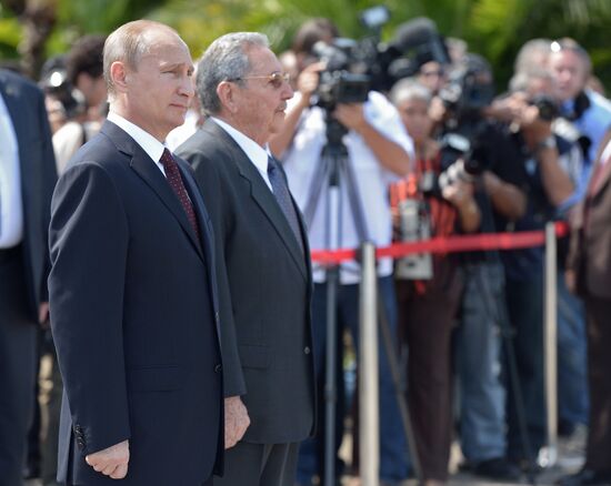 Vladimir Putin's official visit to Cuba