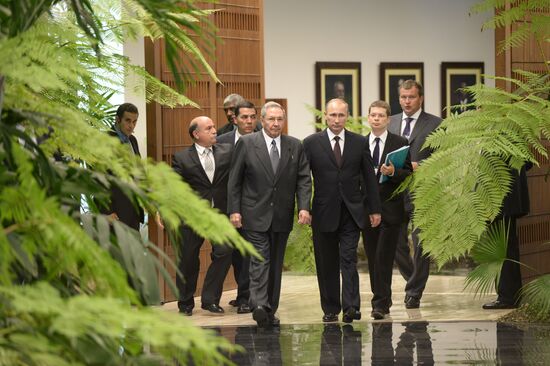 Vladimir Putin's official visit to Cuba