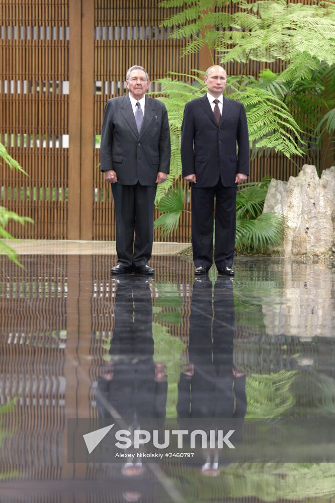 Vladimir Putin's official visit to Cuba