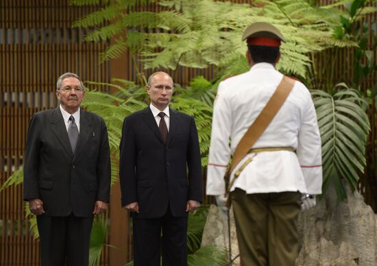 Vladimir Putin's official visit to Cuba