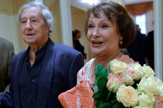 Concert devoted to 80th birthday of ballerina and choreographer Natalya Kasatkina in Moscow