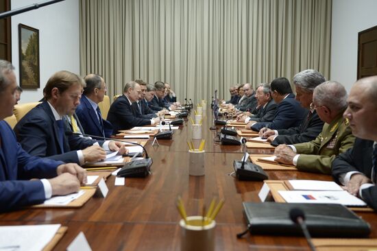 Vladimir Putin's official visit to Cuba