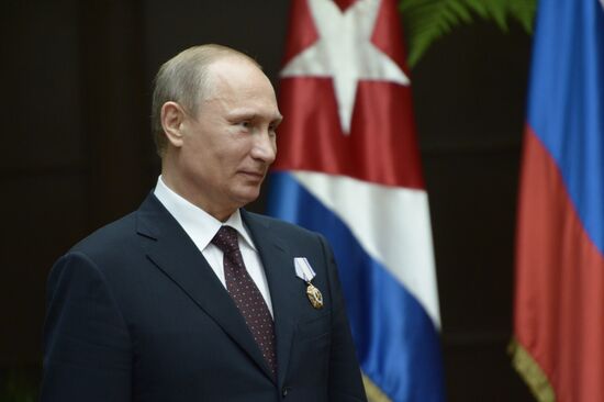 Vladimir Putin's official visit to Cuba