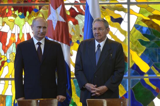 Vladimir Putin's official visit to Cuba