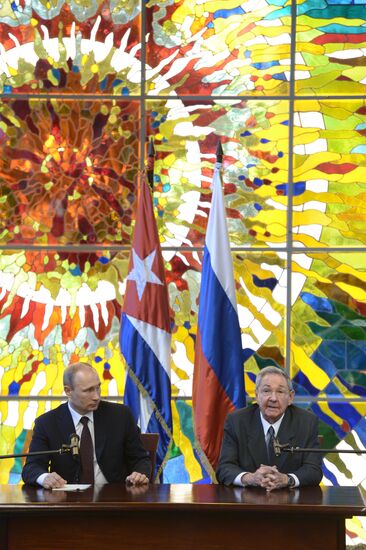 Vladimir Putin's official visit to Cuba