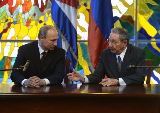 Vladimir Putin's official visit to Cuba